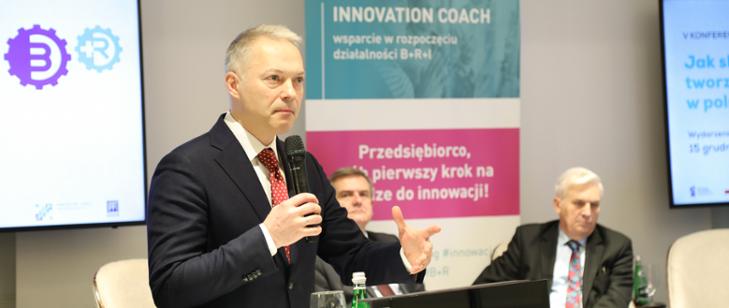 Na zdjęciu wiceminister funduszy i polityki regionalnej, Jacek Żalek